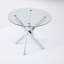 Table ronde moderne en verre-1189768786