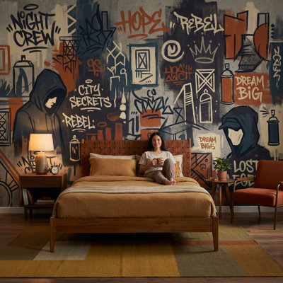 Street Art Wallpaper Graffiti Urban Wall Mural
