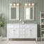 Ensemble de meuble-lavabo double 60 "Rivers-1761445998