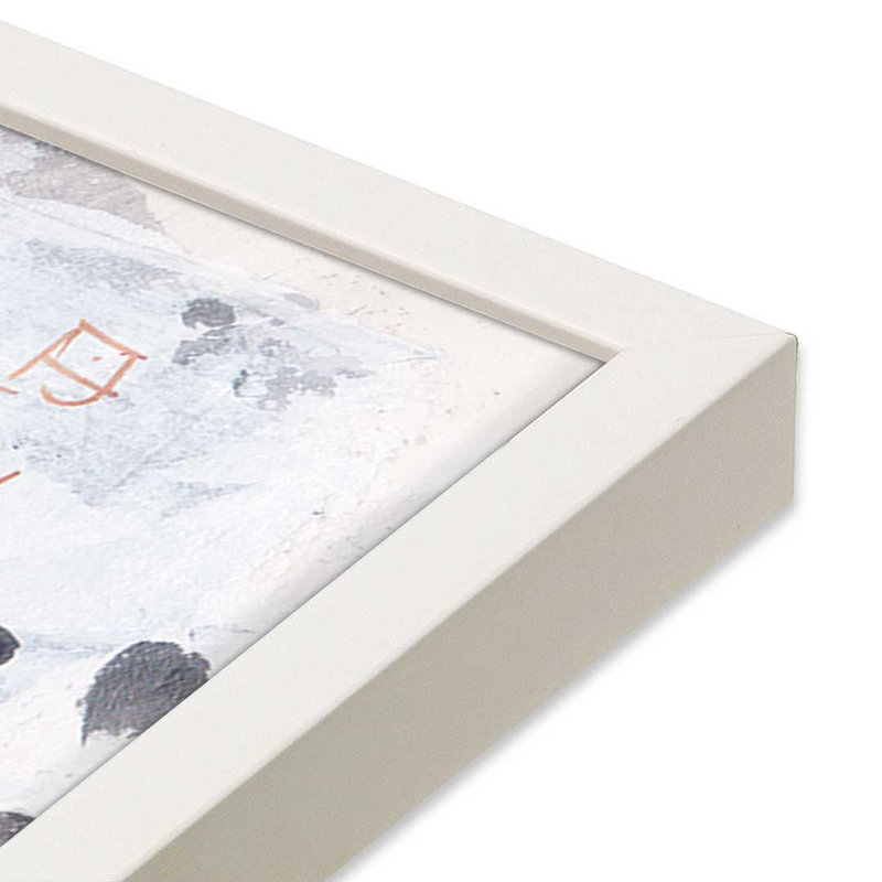 «The Subtle Frenzy I» par Melissa Wang, reproduction d'art, H 12 po x l 16 po, Blanc
