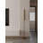 Mid-Century Style Walnut & Linen Floor Lamp