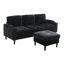 Chenille en L avec rangement et porte-gobelets pour canapé modulaire Comfort Zone-864961229
