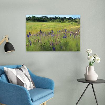 Bidwell Park Abstract Contemporary Landscape Flower Art