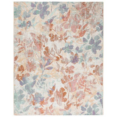 Tapis d'intérieur / extérieur à motif floral Barbados 500 Performance