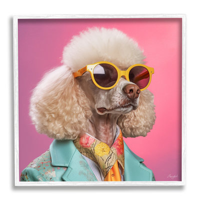 Élégant portrait de caniche par Roozbeh