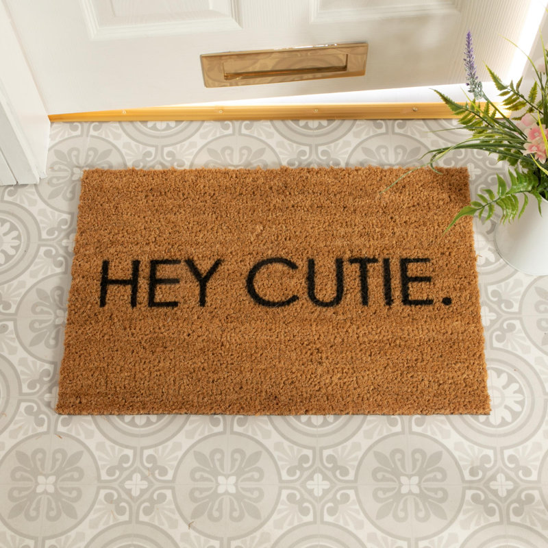 Rugeley Non-Slip Outdoor Doormat, Yellow/Black