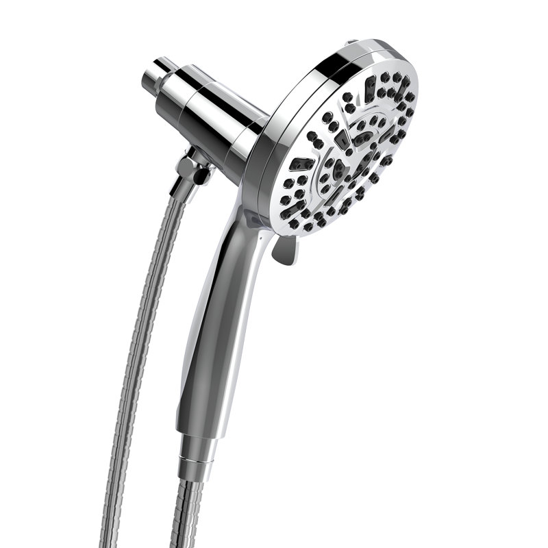 9-Spray Magnetic Shower Head, High Pressure Handheld Shower Head with Hose