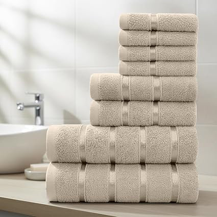 100% Cotton Mulit-Size Set, Beige