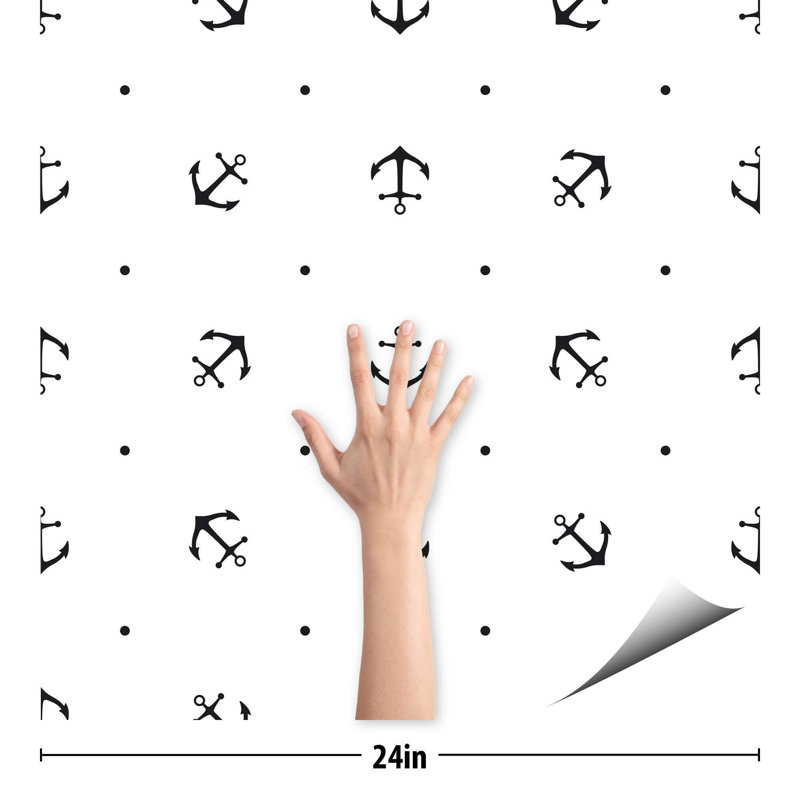 Carreau de papier peint Gwenillian, L 102 po x l 24 po