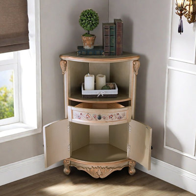 Armoire d'angle avec rangement