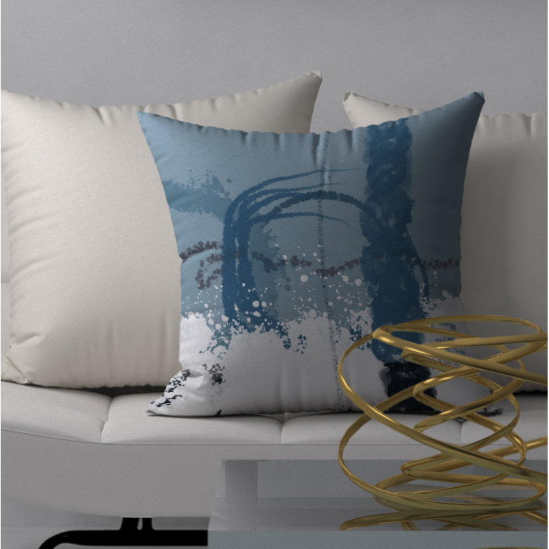 Magnifique housse de coussin carrée/insert, H 20 po x l 20 po