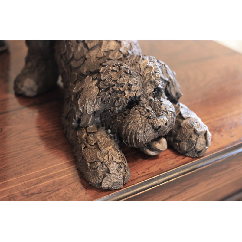 Barney Cockapoo Playing Figurine