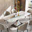 Rectangular marble dining table