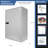 300 KEYS ADJUSTABLE WITH COMBINATION LOCK GREY