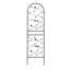 Ensemble de 2 treillis de jardin en métal antirouille 19,7 po pour plantes d'escalade-167263905