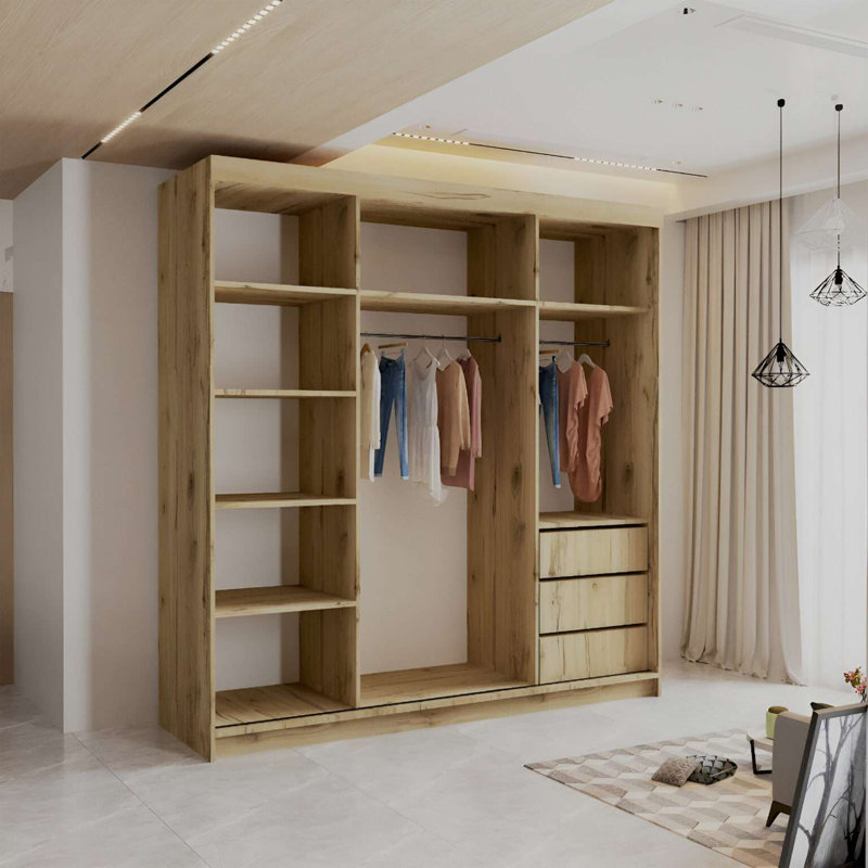 Laminate Wardrobe, Votan Oak
