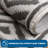 Sofihas White/Gray Diamond Shag Stair Rugs - Machine Washable with Non-Slip Rubber Backing-721326237