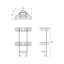 Drill / Screw Stainless Steel Shower Caddy