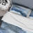 Sapphire Blue Nebula VII - Abstract Liquid Ink Duvet Cover Set - Microfiber Polyester-2024008694