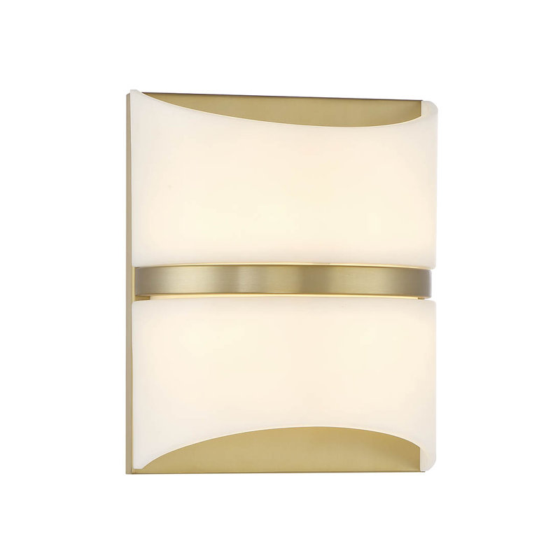 Reshad LED Flush Mounted Sconce, 10.5" H x 8.5" W