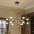 Neydi 12 - Light Wagon Wheel Shaded LED Chandelier