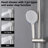 10" Rain Shower Head And Handheld - Corrosion Wear Brushed Nickel Finish System With Complementary Decor High