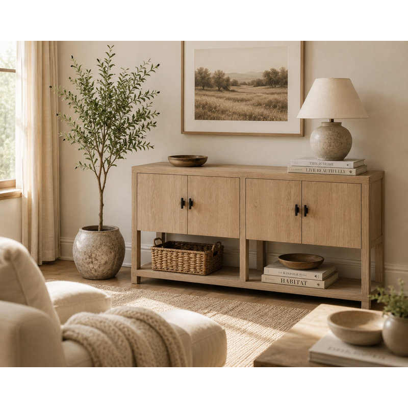 Sopaul 67'' W Solid Wood Sideboard