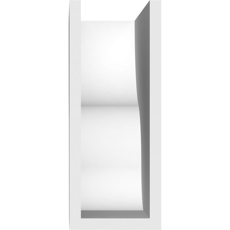 4"W x 10"H x 12"L Standard Greensboro Architectural Grade PVC Rafter Tail, 10"H x 4"W x 12"D