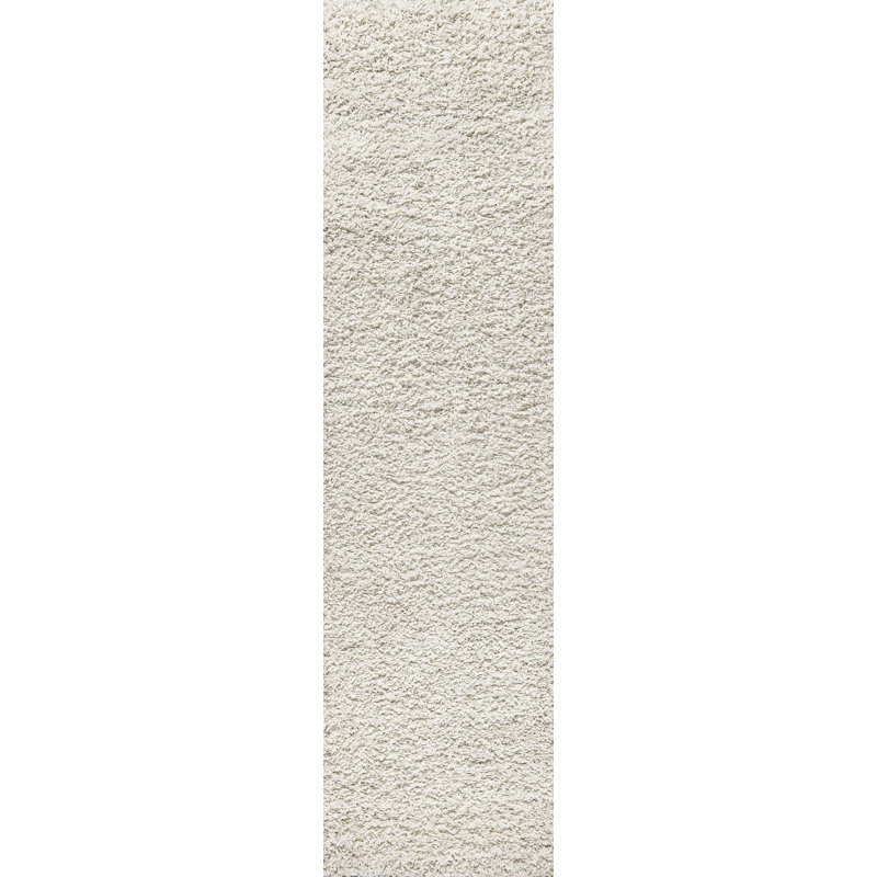 Tapis à poil long Felicdad, Tapis de couloir 2 pi 3 po x 8 pi