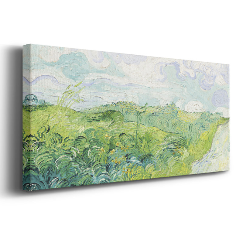 Série paysage - DCCCL XXIV - Toile tendue avec châssis - Prêt à être accroché, H 12 po x l 30 po