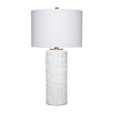 Kerianna Polyresin Table Lamp with Linen Shade