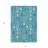 3' X 5' Teal Blue Purple And Ivory Oriental Washable Indoor Outdoor Area Rug