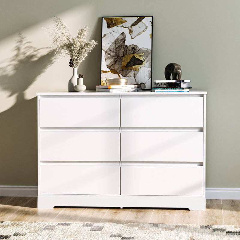 White Nursery Dresser with Soft Close Drawers