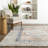 Mattawa Oriental Power Loom Performance Peach/Blue Rug-1630847720