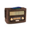 Decorative AM/FM Radio with Bluetooth and Wireless Phone Charger