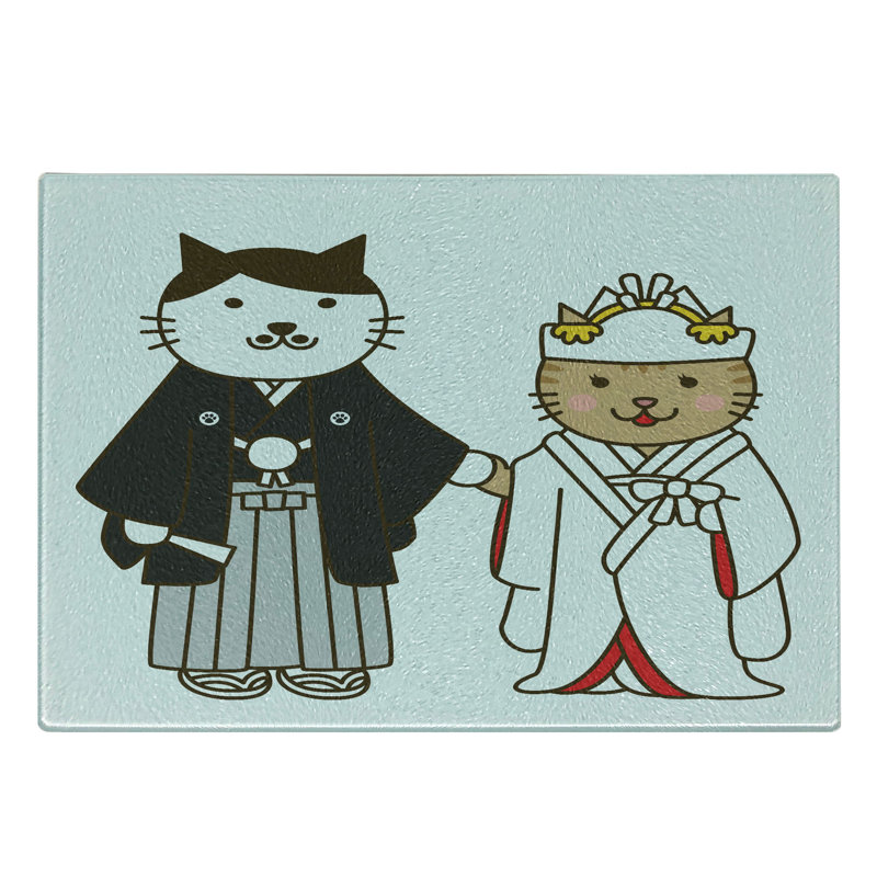 Planche à découper pour chat en verre East Urban Home