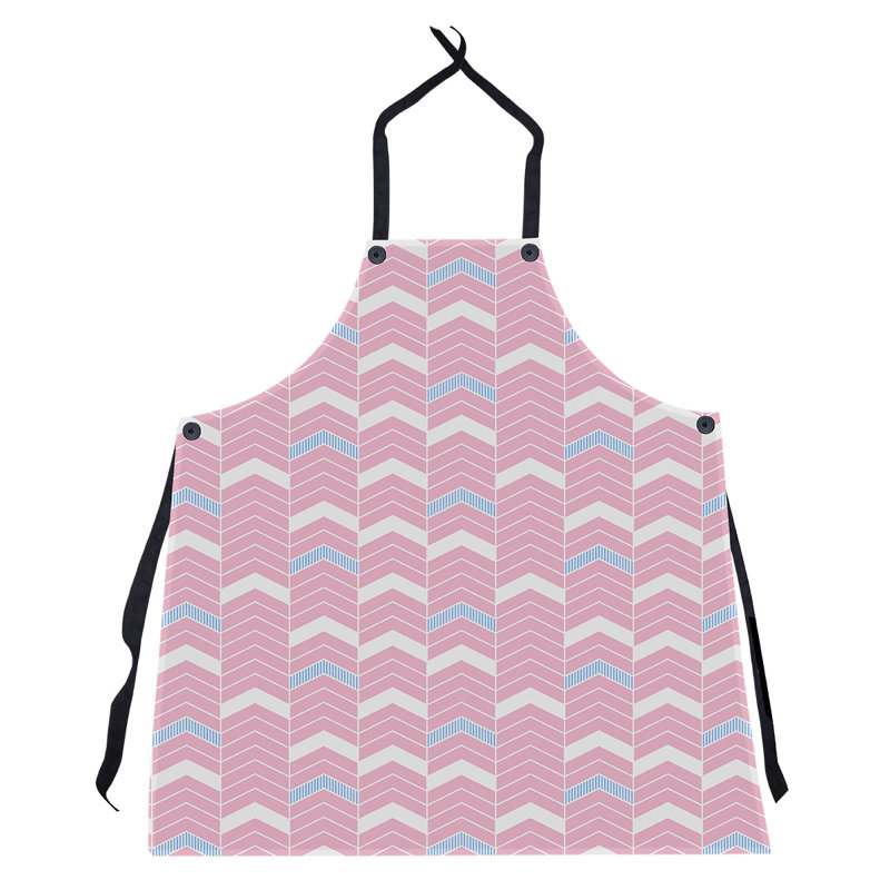 Stephenie Bib Apron, Pink/Teal
