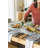 over&back Stackable 16-Piece Semi Hand-Finished Stoneware Dinnerware Set-99305499