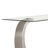 Glass Top Metal Base Console Table