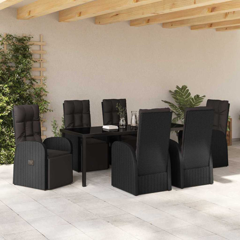 6 - Person Patio Dining Set with Rectangular Table