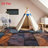 Realistic Stone Tile Pattern Area Rug, Machine Washable Non Slip, Indoor Decor for Living Room Bedroom Hallway Kitchen Balcony Apartment Modern Home Accent-317499163