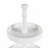 Round 2 Tier White Wooden Tray Stand