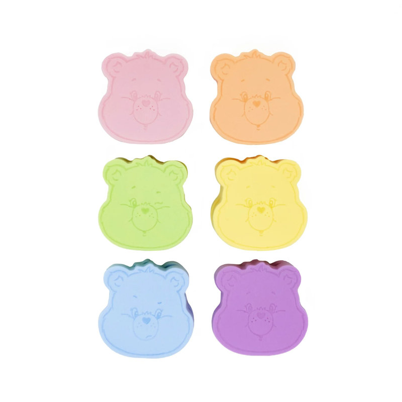 Care Bears 12 pièces multicolore contenant un organisateur de maquillage avec plateau coulissant