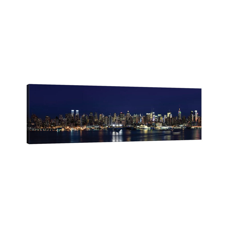 Midtown Manhattan, New York City, New York - Wrapped Canvas Panoramic Print, 121.92 cm H x 40.64 cm W x 1.91 cm D