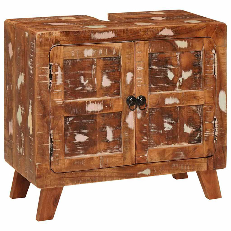 Frame Mounted Bathroom Cabinet, Brown