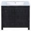 Armoire de salle de bain 36 "Retro Espresso