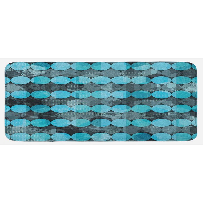 Tapis de cuisine d'inspiration art contemporain