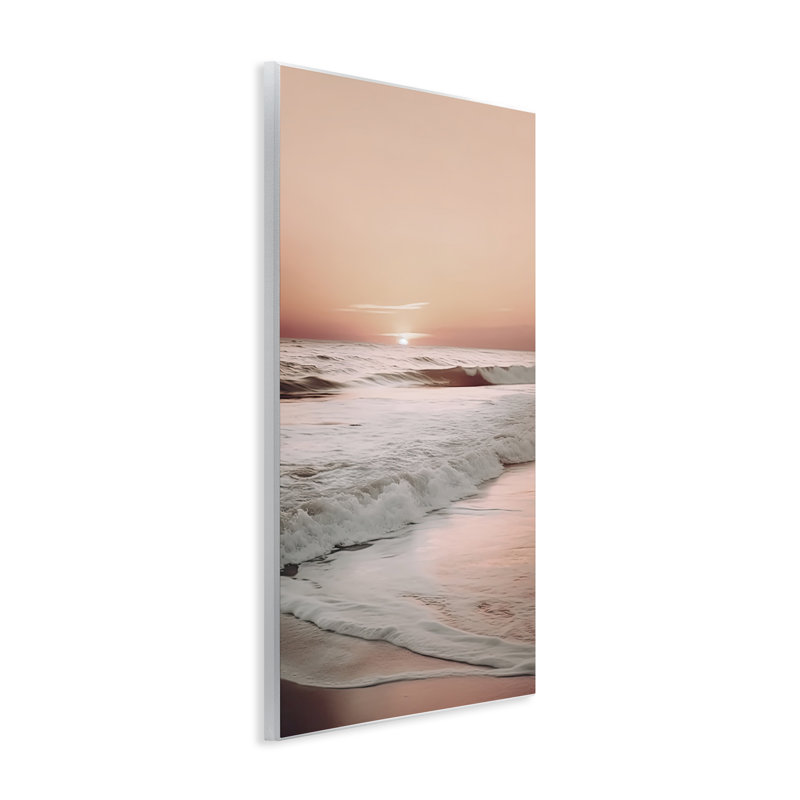 Plaque murale «Apricot Beach View», conception par Decent Exposures, H 15 po x l 10 po