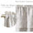 Linen Floral Valance Curtain Farmhouse Double Layer Valance-108938955-108938957