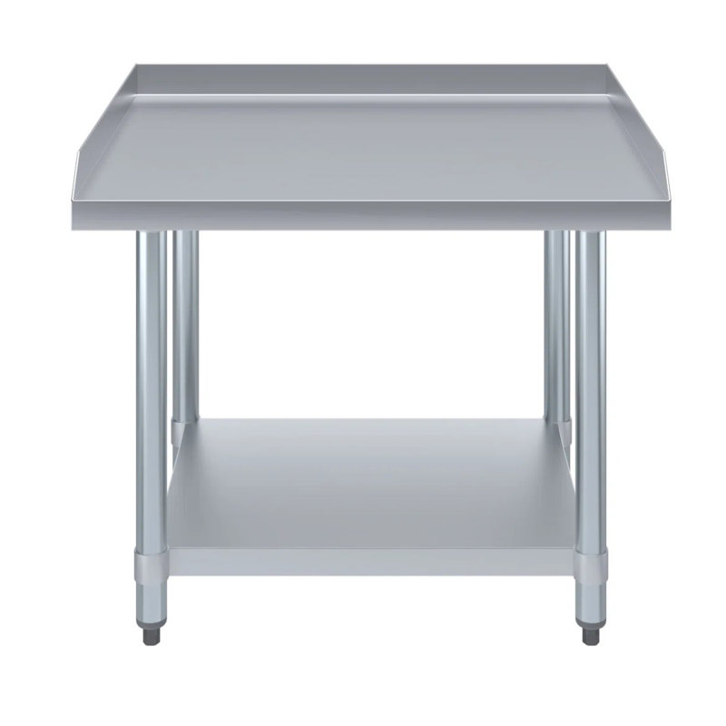 Express KitchQuip 24" H Stainless Steel Mixer and Equipment Stand with Adjustable Undershelf, 36 in. W x 24 in. D
